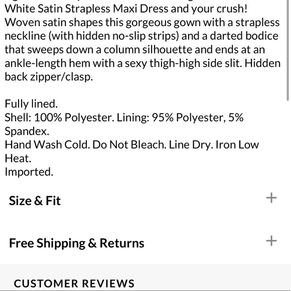 STRAPLESS DRESS - Picture 7 of 9